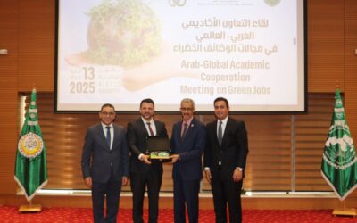 Dr. Mohammed Sharaf, Vice President of An-Najah National University for Innovation and Artificial Intelligence, Participates in the Arab-Global Academic Cooperation Meeting on Green Jobs in Tunisia.